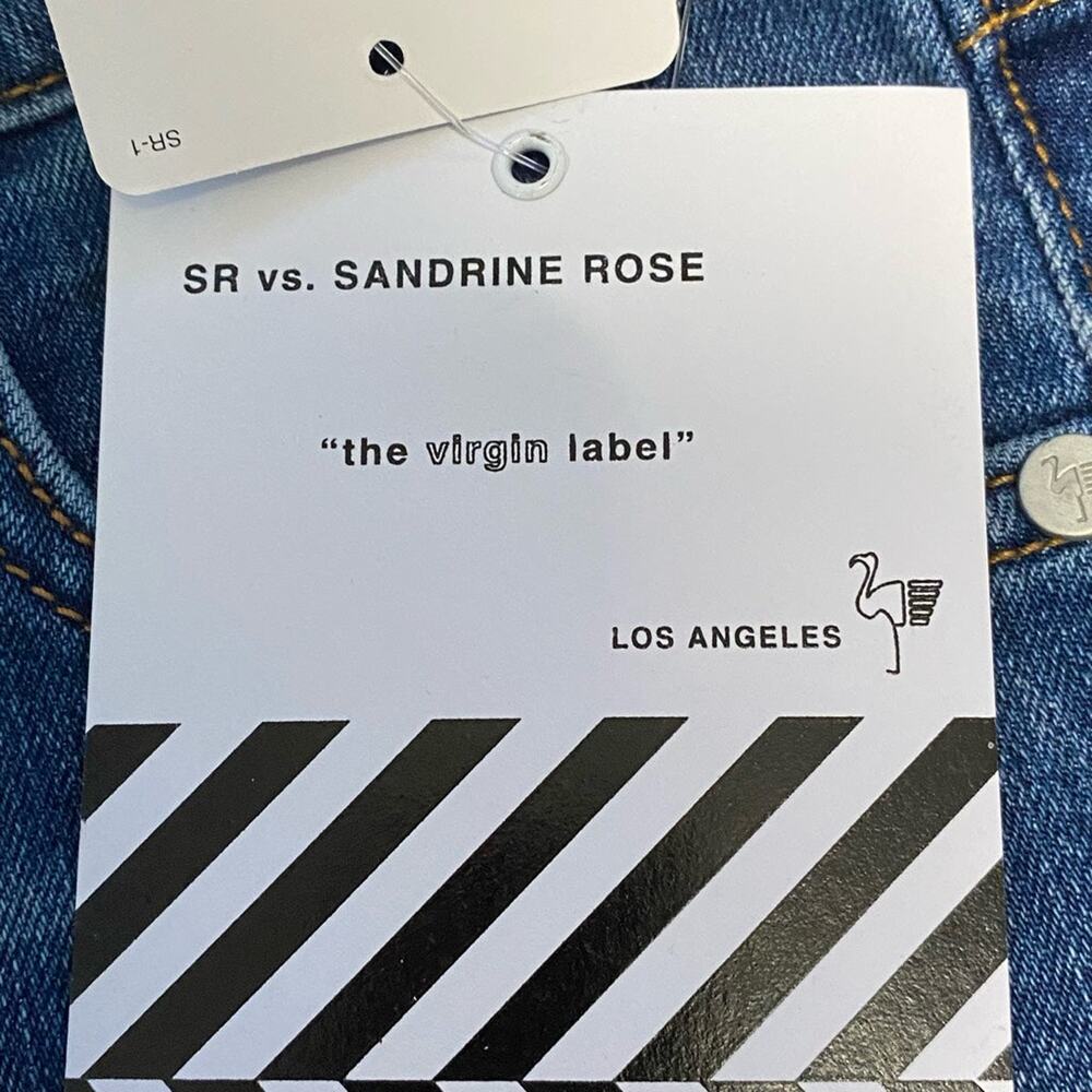 Sandrine Rose Mid-Rise Skinny Denim Jeans Indigo Size 26 - Picture 9 of 9